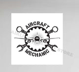 Aircraft Mechanic Tool Cross Decal Stickers