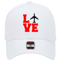 Love Airplanes Mesh Cap