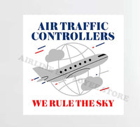 Air Traffic Controllers, We Rule The Sky Decal Stickers