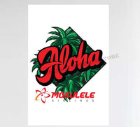 Mokulele Aloha Palm Tree Decal Stickers