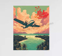 Mokulele Flying Over Paradise Design Decal Stickers
