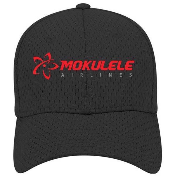 Mokulele Airlines Logo Black Mesh Cap