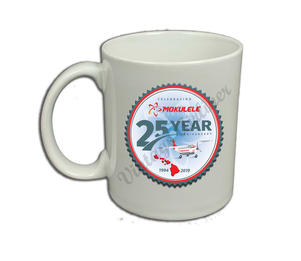 25th Anniversary logo coffee mug
