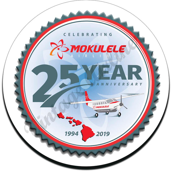 25th Anniversary logo round coaster