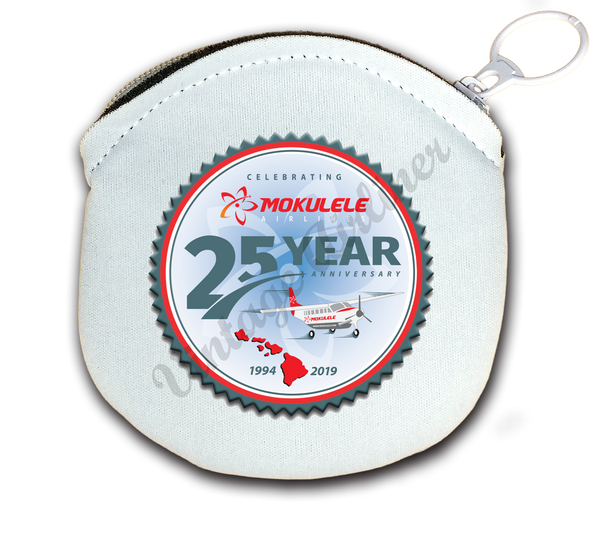 25th Anniversary logo round coin purse