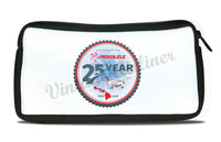 25th Anniversary logo travel pouch