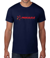Mokulele Airlines long logo full chest t-shirt available in white, black and navy