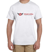 Mokulele Airlines old logo t-shirt available in white, black and navy