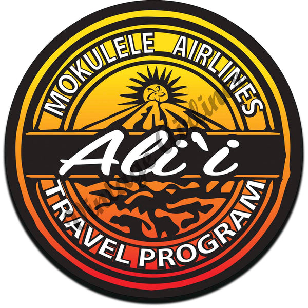 Ali'i Travel Program logo round coaster