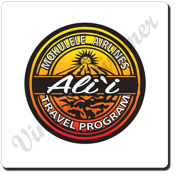 Ali'i Travel Program logo square coaster