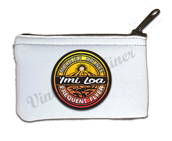 Imi Loa Frequent Flyer logo rectangular coin purse