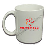 Mokulele Airlines stacked logo coffee mug