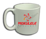 Mokulele Airlines stacked logo coffee mug