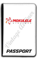 Mokulele logo long passport holder