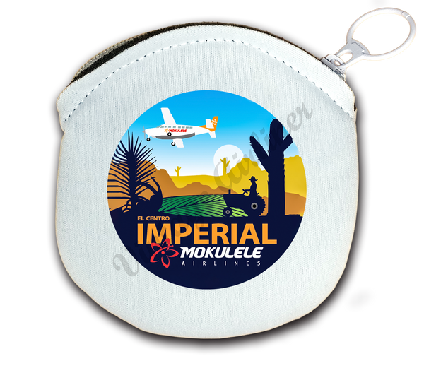 Mokulele Airlines' Imperial illustration round coin purse