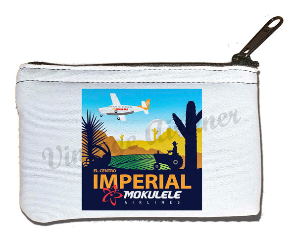 Mokulele Airlines' Imperial illustration rectangular coin purse