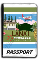 Mokulele Airlines' illustration of Lana'i passport holder