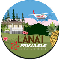Mokulele Airlines illustration of Lana'i round coaster