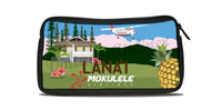 Mokulele Airlines illustration of Lana'i travel pouch