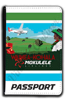 Mokulele Airlines' illustration of Waimea-Kohala passport holder
