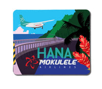 Mokulele Airlines' illustration of Hana rectangular mousepad