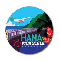 Mokulele Airlines illustration of Hana magnet