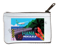 Mokulele Airlines' illustration of Hana rectangular coin purse