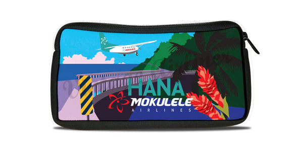 Mokulele Airlines illustration of Hana travel pouch