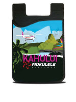 Mokulele Airlines illustration of Kahului card caddy