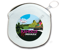 Mokulele Airlines' illustration of Kahului round coin purse
