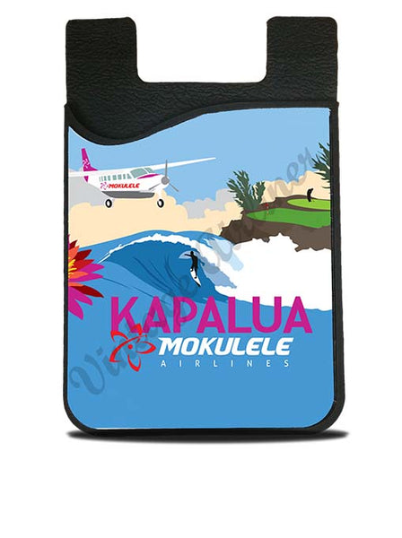 Mokulele Airlines illustration of Kapalua card caddy