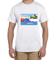 Mokulele Airlines illustration of Kapalua t-shirt
