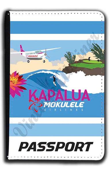 Mokulele Airlines' illustration of Kapalua passport holder