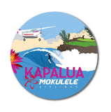 Mokulele Airlines illustration of Kapalua magnet