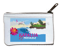 Mokulele Airlines' illustration of Kapalua rectangular coin purse