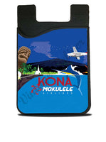 Mokulele Airlines illustration of Kona card caddy