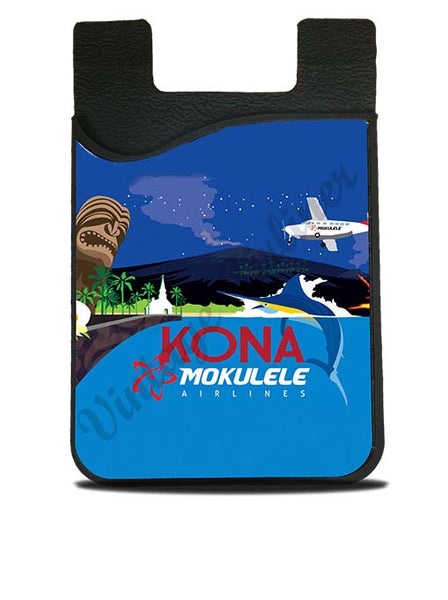 Mokulele Airlines illustration of Kona card caddy