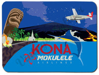 Mokulele Airlines Cutting Board with illustration of Kona