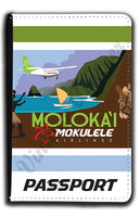 Mokulele Airlines' illustration of Moloka'i passport holder