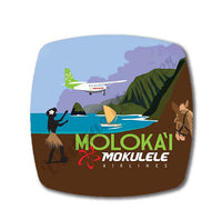 Mokulele Airlines illustration of Moloka'i magnet