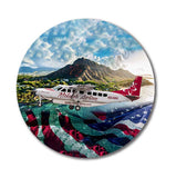 Mokulele Airlines patriotic magnet