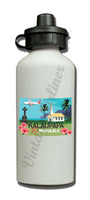Mokulele Airlines' illustration of Kalaupapa water bottle