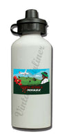 Mokulele Airlines' illustration of Waimea-Kohala water bottle
