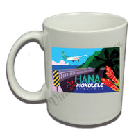 Mokulele Airlines' illustration of Hana coffee mug