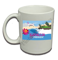 Mokulele Airlines' illustration of Kapalua coffee mug