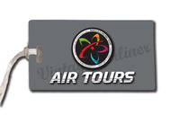 Mokulele Airlines Air Tours stacked logo bag tag