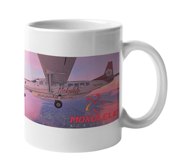 Mokulele Airlines Sunset Cessna 208 Coffee Mug