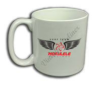 Mokulele Airlines' surf team logo coffee mug