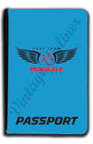 Mokulele Airlines surf team logo passport holder