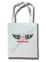 Mokulele Airlines surf team logo tote bag